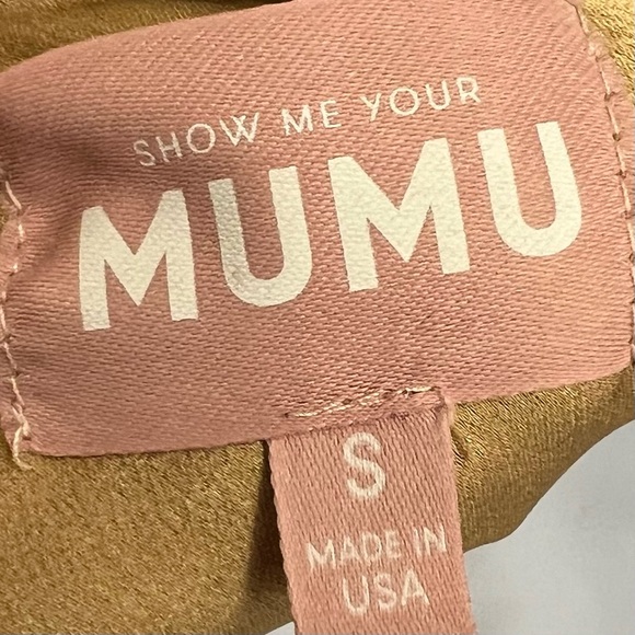 Show Me Your MuMu VeRona Cowl Dress Party Cocktail Formal - Picture 5 of 9